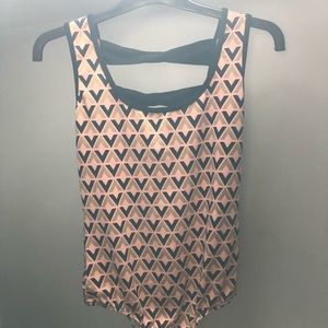 Pink patterned bodysuit